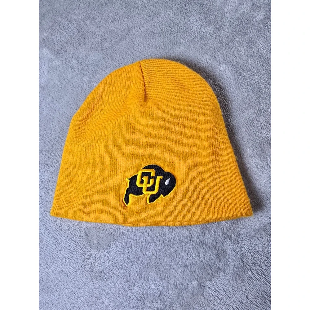 Colorado Buffaloes Beanie Gold Winter Knit‎ Hat Youth Kids Captivating Headgear